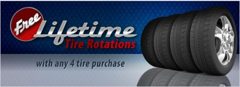 Free Lifetime Tire Rotations